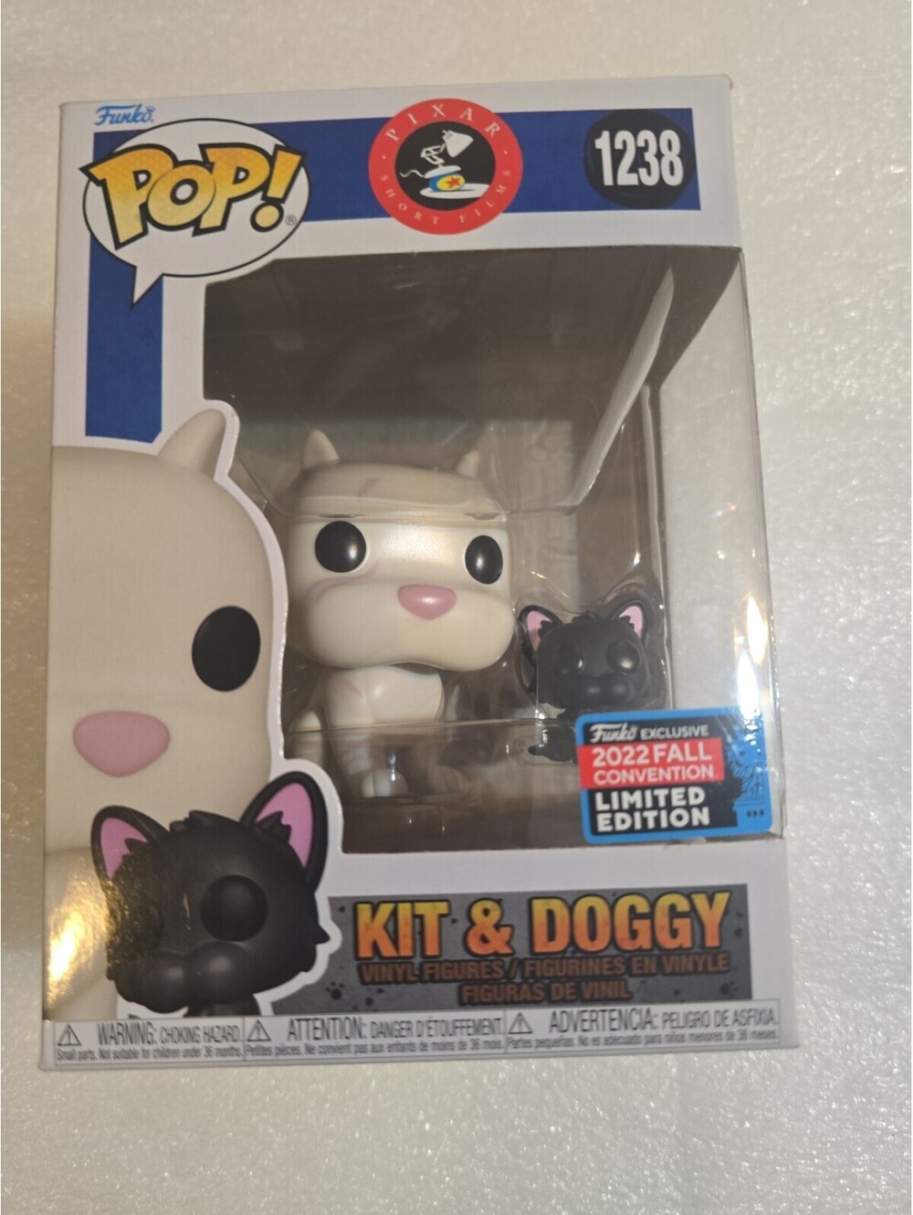 Funko Pop! Vinyl: Pixar 1238 Kit & Doggy 2022 NYCC Vaulted NIB